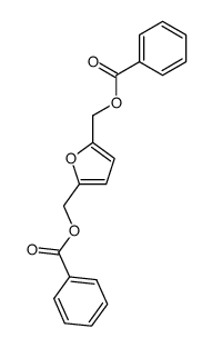 2,5-bis-benzoyloxymethyl-furan Structure