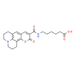 Coumarin 343 X carboxylic acid结构式