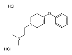 Benzofuro(3,2-c)pyridine, 1,2,3,4-tetrahydro-2-(2-(dimethylamino)ethyl )-, dihydrochloride结构式
