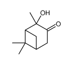 2-hydroxy-2,6,6-trimethylbicyclo[3.1.1]heptan-3-one structure