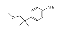 4-(2-methoxy-1,1-dimethyl-ethyl)-phenylamine结构式