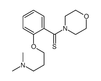 [2-[3-(dimethylamino)propoxy]phenyl]-morpholin-4-ylmethanethione Structure