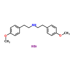 2-(4-Methoxyphenyl)-N-[2-(4-methoxyphenyl)ethyl]ethanamine hydrobromide (1:1) Structure