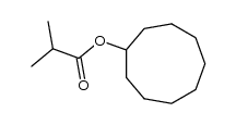 cyclononyl isobutyrate Structure