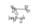 oxybis((bis(trimethylsilyl)amino)((trimethylsilyl)amino)borane)结构式