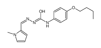 1-(4-butoxyphenyl)-3-[(E)-(1-methylpyrrol-2-yl)methylideneamino]urea Structure