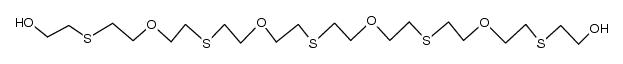 6,12,18,24-tetraoxa-3,9,15,21,27-pentathia-nonacosane-1,29-diol结构式