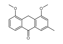 4,5-dimethoxy-2-methylanthracene-9(10H)-one结构式