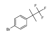 1-bromo-4-(1,1,1-trifluoro-2-Methylpropan-2-yl)benzene Structure