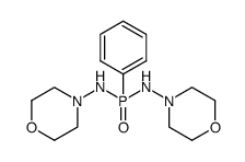 N,N'-bis(morpholin-4-yl) phenylphosphonic diamide Structure