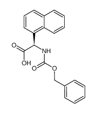 N-(Benzyloxycarbonyl)-D-naphthylglycine Structure