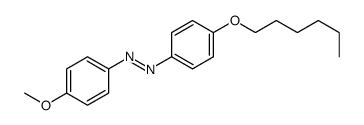 (4-hexoxyphenyl)-(4-methoxyphenyl)diazene Structure