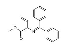 methyl 2-((diphenylmethylene)amino)but-3-enoate Structure