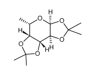 1,2,3,4-DI-O-ISOPROPYLIDENE-ALPHA-L-FUCOPYRANOSIDE Structure