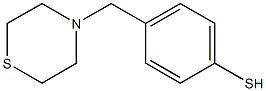 4-(thiomorpholin-4-ylmethyl)benzenethiol Structure