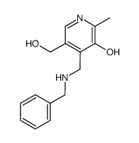 (4-Benzylaminomethyl-5-hydroxy-6-methyl-[3]pyridyl)-methanol Structure