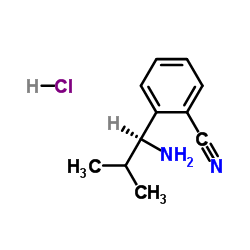 (S)-2-(1-Amino-2-methylpropyl)benzonitrile hydrochloride picture