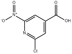 2-Chloro-6-nitroisonicotinic acid Structure