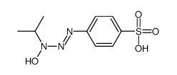 4-[[hydroxy(propan-2-yl)amino]diazenyl]benzenesulfonic acid结构式