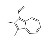 1-ethenyl-2,3-dimethylazulene Structure