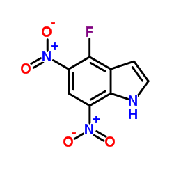 4-Fluoro-5,7-dinitro-1H-indole Structure