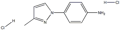 4-(3-methylpyrazol-1-yl)aniline:dihydrochloride Structure