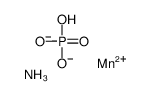 MANGANESE AMMONIUM PHOSPHATE结构式