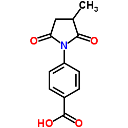 4-(3-Methyl-2,5-dioxo-1-pyrrolidinyl)benzoic acid Structure