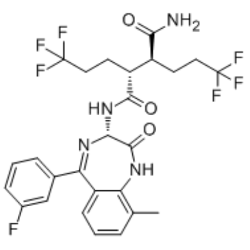 Notch抑制剂1结构式