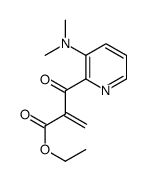 ethyl 2-[3-(dimethylamino)pyridine-2-carbonyl]prop-2-enoate Structure