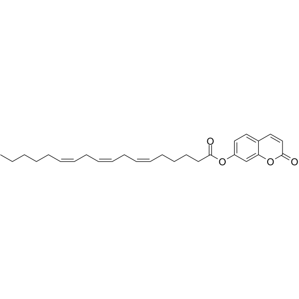 7-hydroxycoumarinyl-γ-Linolenate Structure