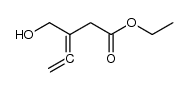 ethyl 3-(hydroxymethyl)penta-3,4-dienoate结构式