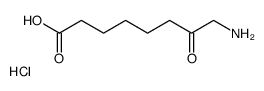 8-amino-7-oxooctanoic acid,hydrochloride Structure