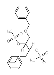 2,3-Butanediol,1,4-bis(phenylmethoxy)-, 2,3-dimethanesulfonate, (2S,3S)-结构式