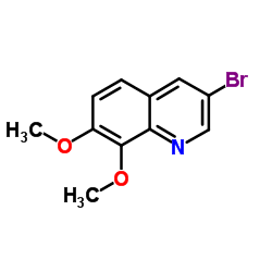 3-Bromo-7,8-dimethoxyquinoline Structure