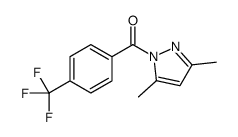 3,5-Dimethyl-1-[4-(trifluoromethyl)benzoyl]-1H-pyrazole Structure