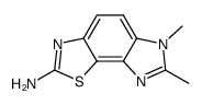 6H-Imidazo[4,5-g]benzothiazole,2-amino-6,7-dimethyl-(8CI)结构式