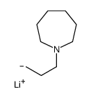 lithium,1-propylazepane Structure