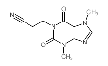 3-(3,7-dimethyl-2,6-dioxo-purin-1-yl)propanenitrile picture