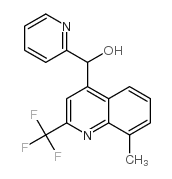 a-(2-Pyridyl)-8-methyl-2-trifluoromethyl-4-quinolinemethanol picture