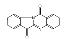 7-methylindolo[2,1-b]quinazoline-6,12-dione Structure