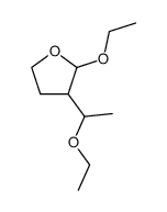 2-ethoxy-3-(1-ethoxy-ethyl)-tetrahydro-furan结构式