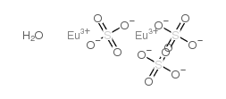 europium(iii) sulfate hydrate Structure