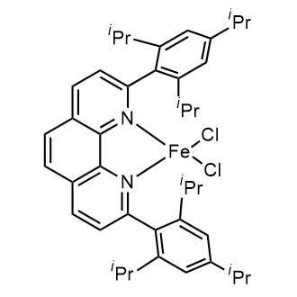 Iron,[2,9-bis[2,4,6-tris(1-methylethyl)phenyl]-1,10-phenanthroline-κN1,κN10]dichloro-,(T-4)- picture