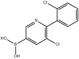 5-Chloro-6-(2-chlorophenyl)pyridine-3-boronic acid picture