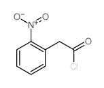 Benzeneacetyl chloride,2-nitro- Structure