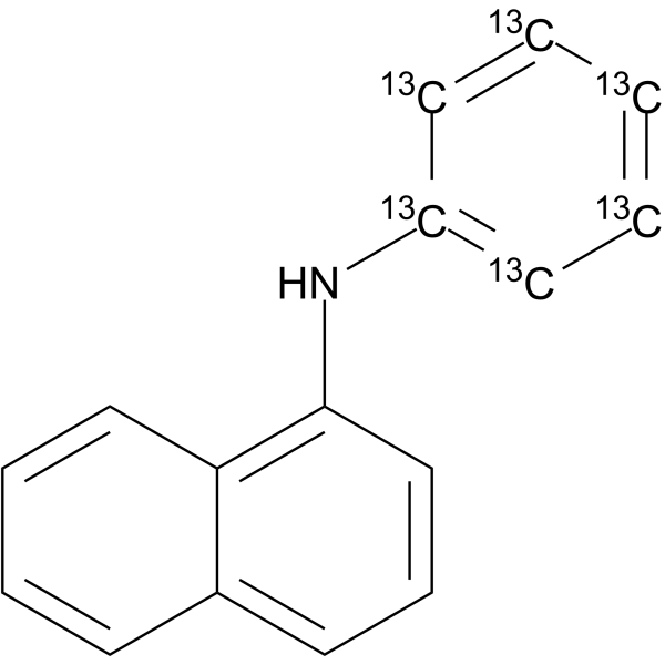 N-Phenylnaphthalen-1-amine-13C6 Structure