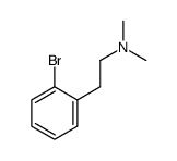 2-(2-bromophenyl)-N,N-dimethylethanamine结构式