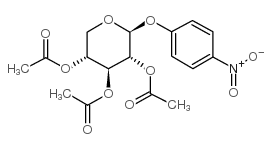 (4-NITRO)PHENYL-2,3,4-TRI-O-ACETYL-BETA-D-XYLOPYRANOSIDE Structure