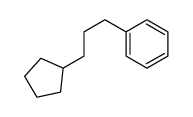 Benzene,(3-cyclopentylpropyl)- structure